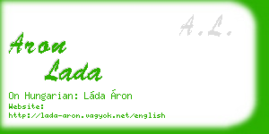 aron lada business card